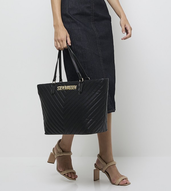 Steve Madden  Tote Bags - Black Tote Bags