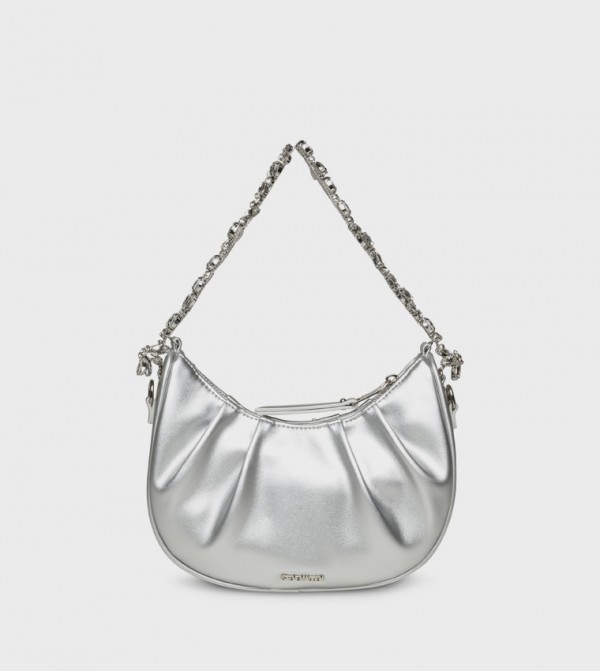 Steve Madden  Hobo Bags - Silver Hobo Bags