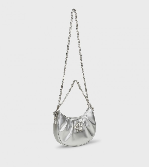 Steve Madden  Hobo Bags - Silver Hobo Bags