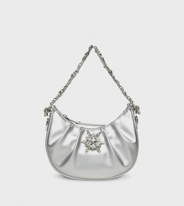 Steve Madden  Hobo Bags - Silver Hobo Bags