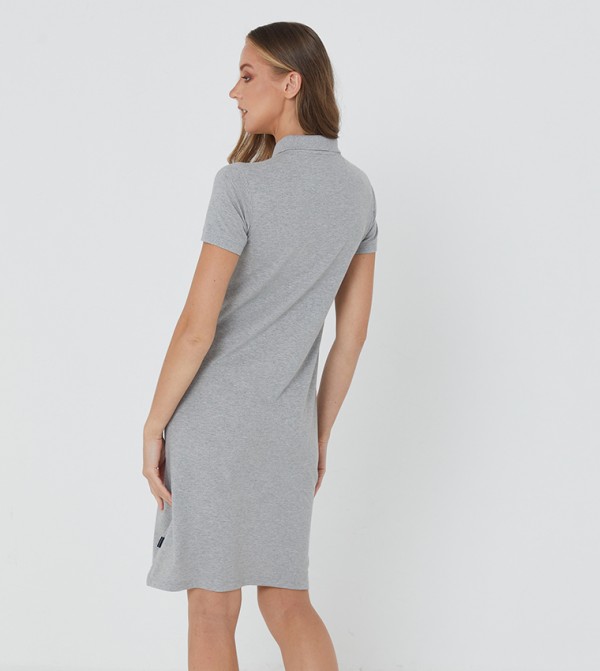 Beverly Hills Polo Club modest wear - Grey Casual Dress