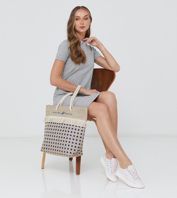 Beverly Hills Polo Club modest wear - Grey Casual Dress
