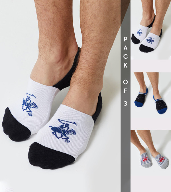 بيفرلي هيلز بولو كلوب  جوارب   - متعدد No show Socks