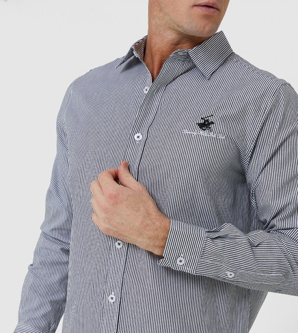 Beverly Hills Polo Club clothing-store - Black Casual Shirt