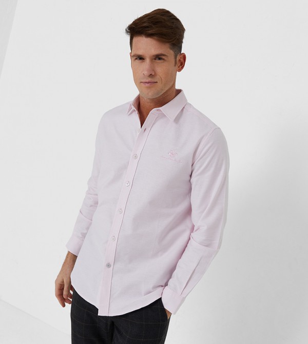 Beverly Hills Polo Club clothing-store - Pink Casual Shirt