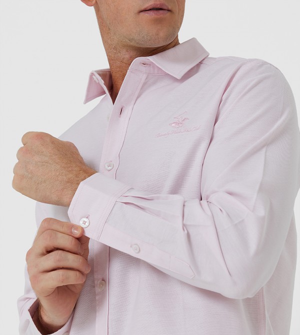 Beverly Hills Polo Club clothing-store - Pink Casual Shirt