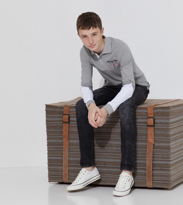 بيفرلي هيلز بولو كلوب تيفا - رمادي undefined