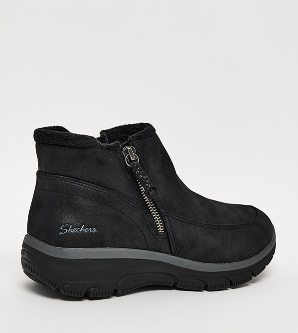 سكيتشرز  أبوات - أسود Ankle length Boots