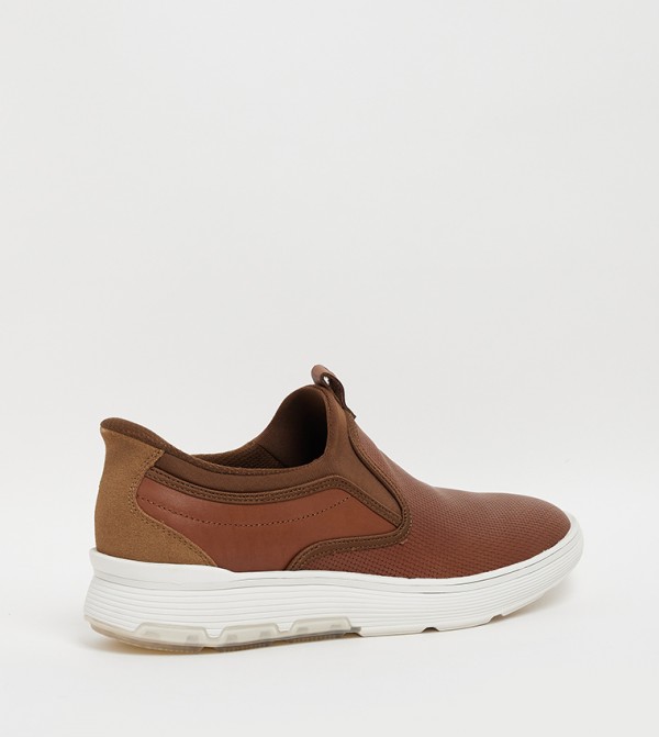 Skechers  Slip-ons - Brown Casual Slip-ons