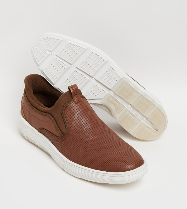 Skechers  Slip-ons - Brown Casual Slip-ons