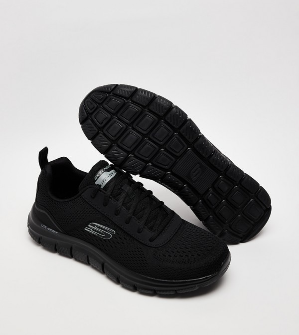 Skechers  Sports Shoes - Black Running Shoes