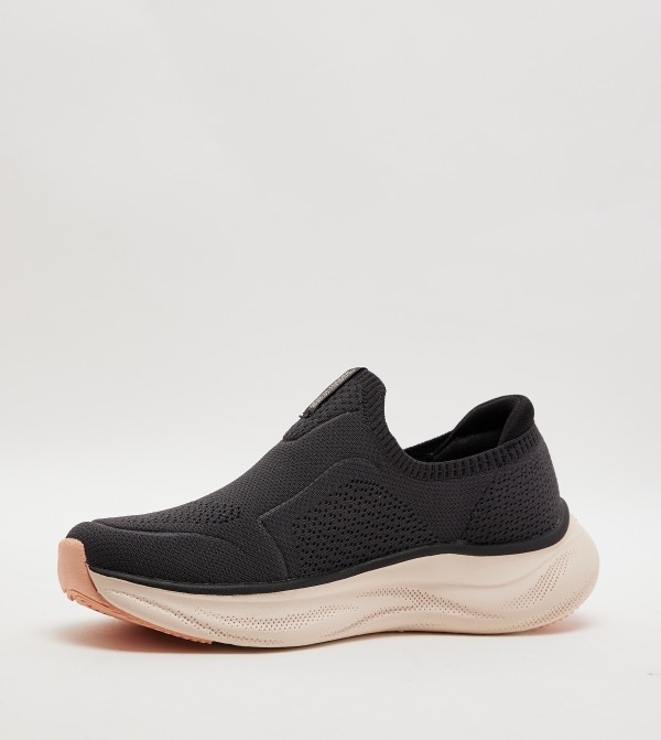 Skechers  - Black Casual Slip-ons