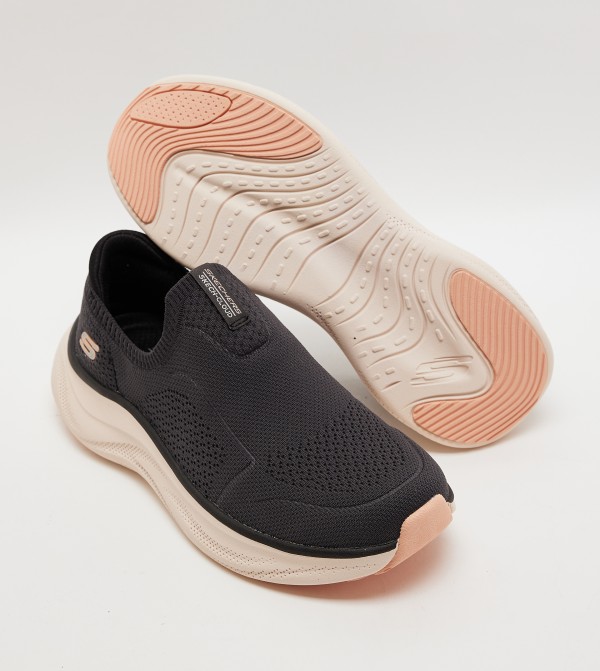 Skechers  - Black Casual Slip-ons