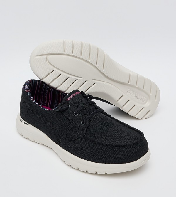 Skechers  - Black Casual Slip-ons