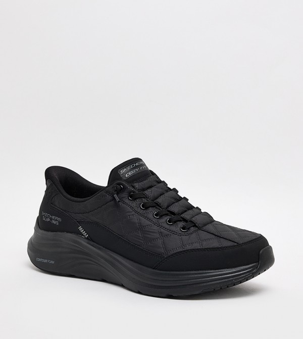 Skechers  Shoes - Black Casual Slip-ons