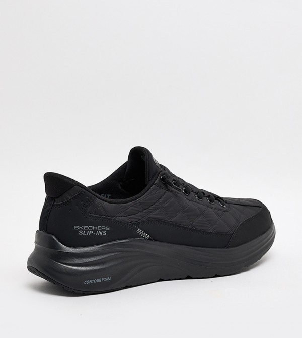 Skechers  Shoes - Black Casual Slip-ons