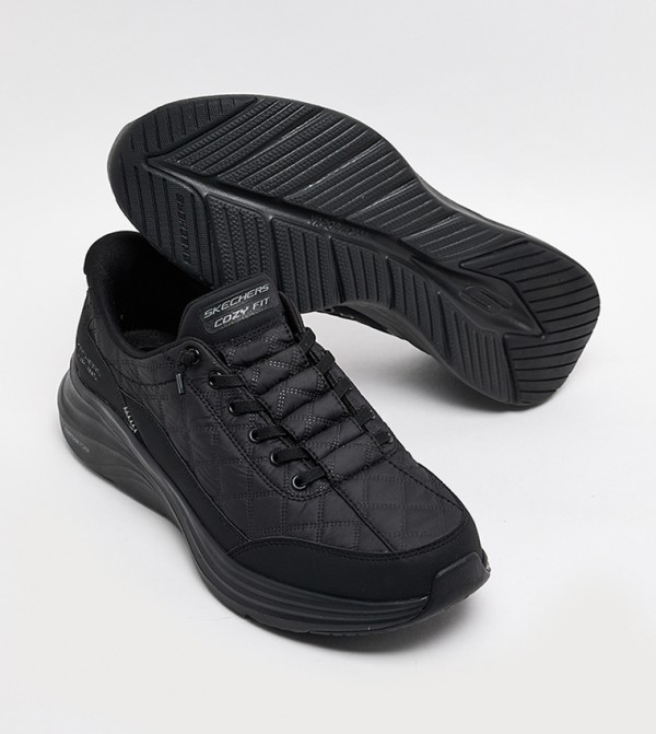 Skechers  Shoes - Black Casual Slip-ons