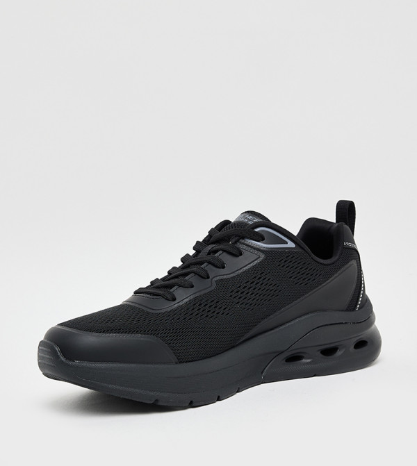 Skechers  Walking Shoes - Black Walking Shoes