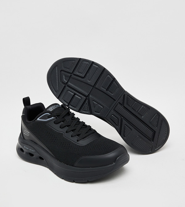 Skechers  Walking Shoes - Black Walking Shoes