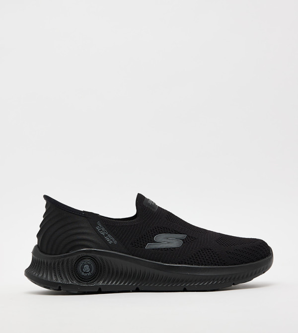 Skechers  Walking Shoes - Black Walking Shoes