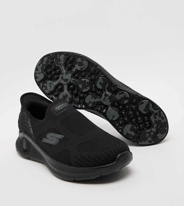 Skechers  Walking Shoes - Black Walking Shoes