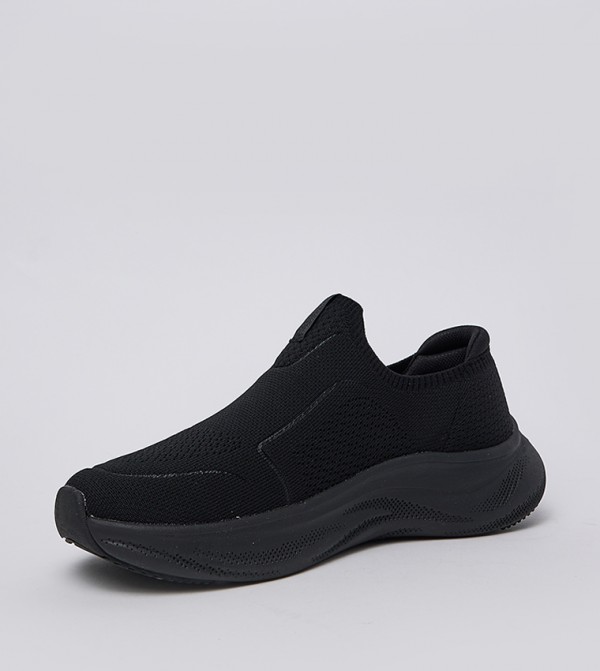 Skechers  Shoes - Black Casual Slip-ons