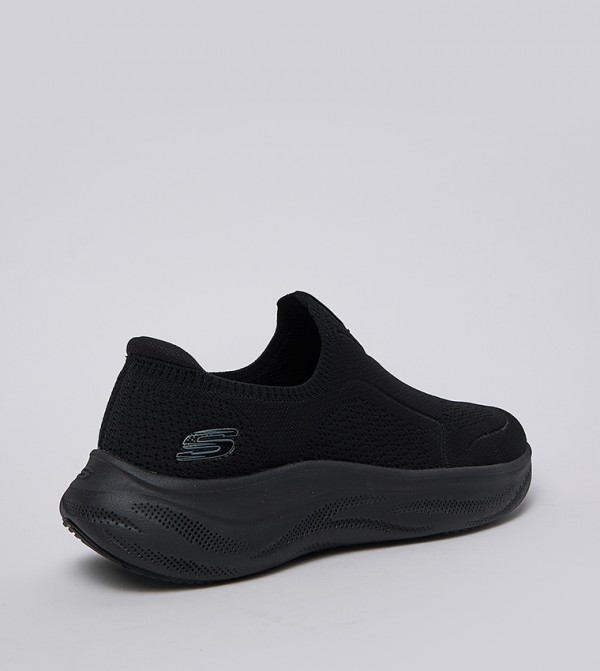 Skechers  Shoes - Black Casual Slip-ons