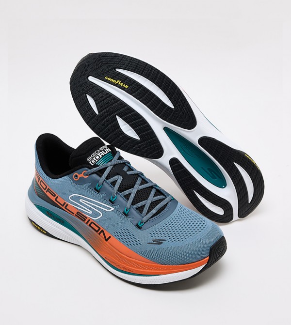 Skechers  Shoes - Grey Running Shoes
