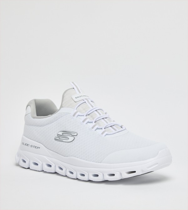 Skechers  - White Casual Slip-ons
