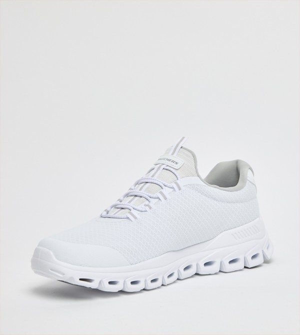 Skechers  - White Casual Slip-ons