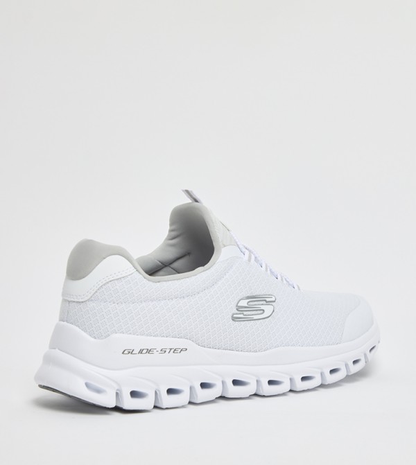 Skechers  - White Casual Slip-ons