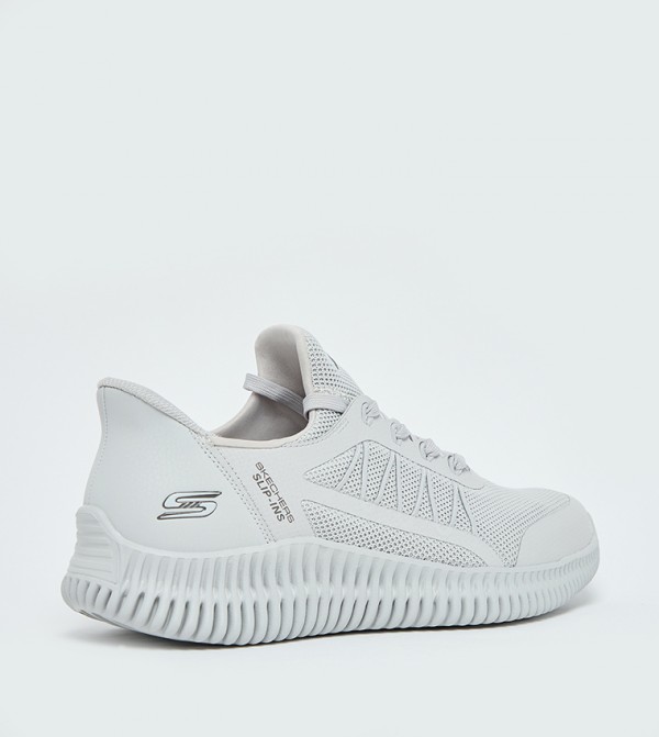 Skechers  - Grey Casual Slip-ons