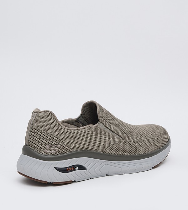 Skechers Skechers - Taupe Casual Slip-ons