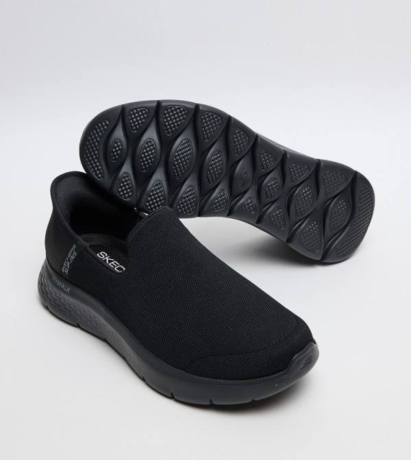 Skechers  Sports Shoes - Black Walking Shoes