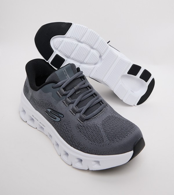 Skechers  Slip-ons - Grey Casual Slip-ons