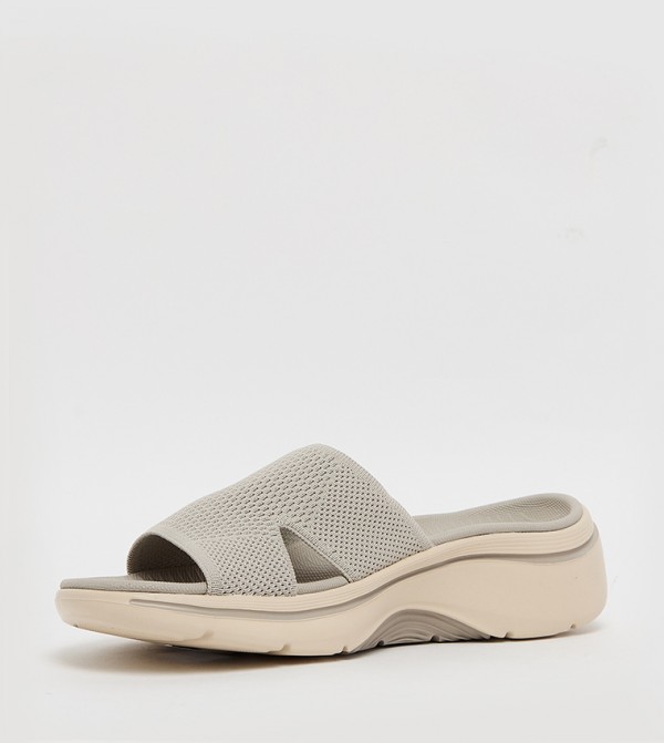 Skechers  - Taupe Flat Sandals