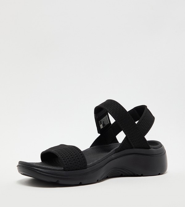 Skechers  Sandals - Black Flat Sandals