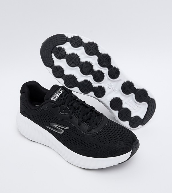 Skechers  - Black Running Shoes