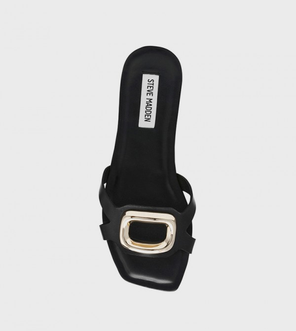 Steve Madden Steve Madden - Black Flat Sandals