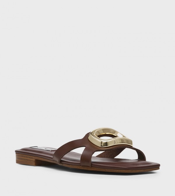 Steve Madden Women - Brown Flat Sandals