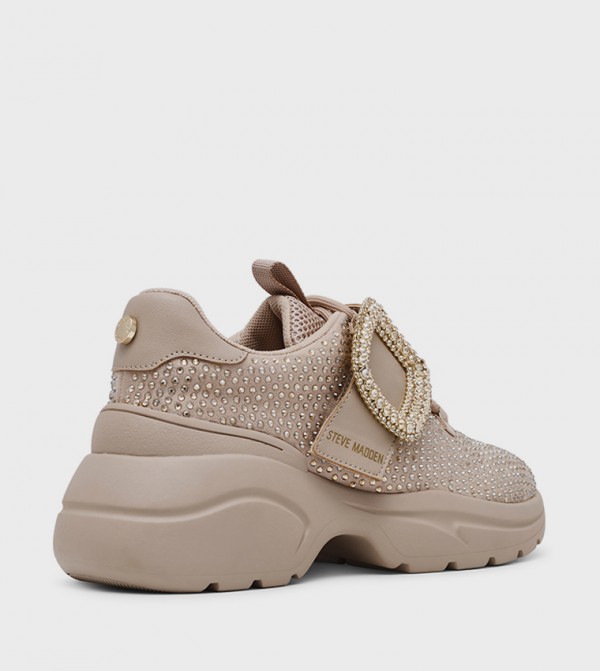 Steve Madden Steve Madden - Beige Casual Slip-ons