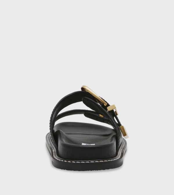 Steve Madden  Shoes - Black Flat Sandals