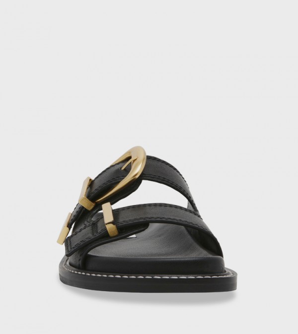 Steve Madden  Shoes - Black Flat Sandals
