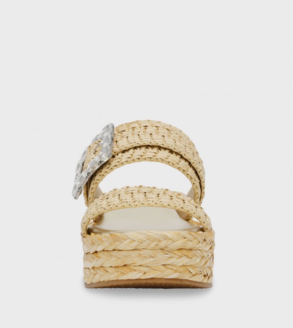 Steve Madden  Wedges - Beige Wedges