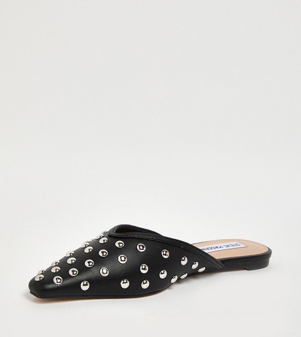 ستيف مادن أحذية - أسود سهل الارتداء