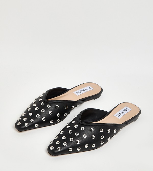 ستيف مادن أحذية - أسود سهل الارتداء