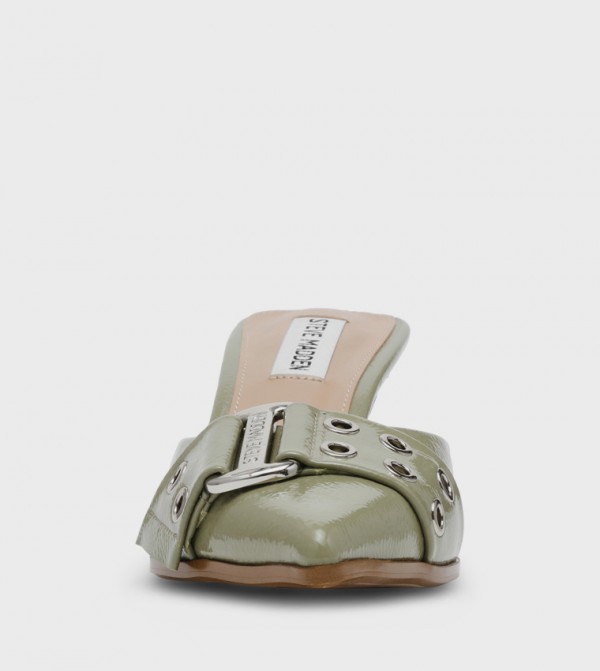 ستيف مادن صنادل - أخضر أحذية بكعب