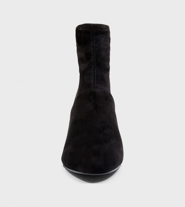 ستيف مادن  أبوات - أسود Ankle length Boots