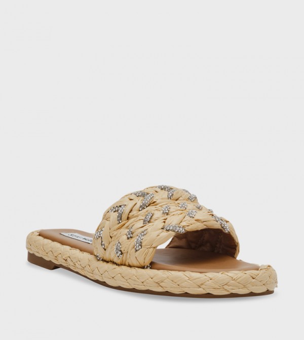 ستيف مادن  صنادل - بيج Flat Sandals