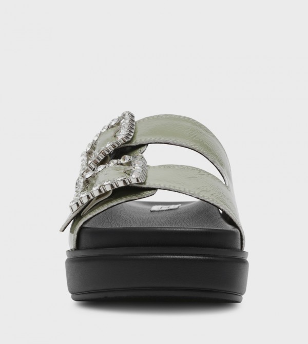 Steve Madden  Platforms - Green Platforms